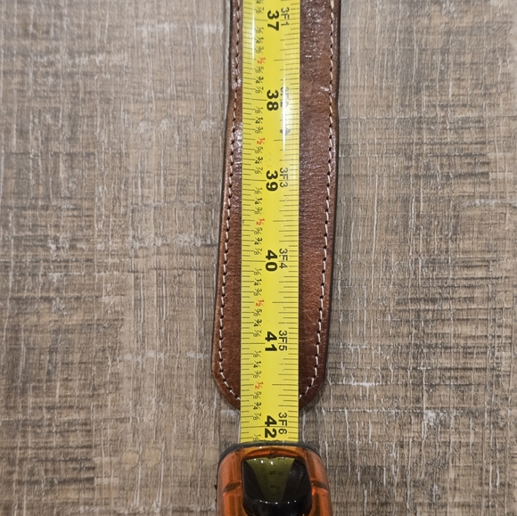 Lauren Ralph Lauren Womens Brown Leather Belt, Large - Picture 14 of 15